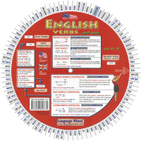 English Verbs Wheel - Unilingue - Verso